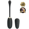 Pretty Love - Doreen Oeuf Vibrant Rechargeable De Luxe Noir Télécommande